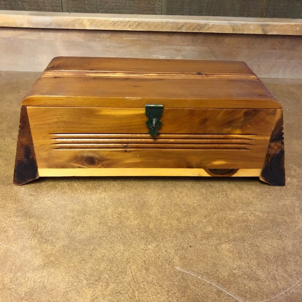 Vintage Mammoth Cave KY Wood Box - Picture 4 of 8